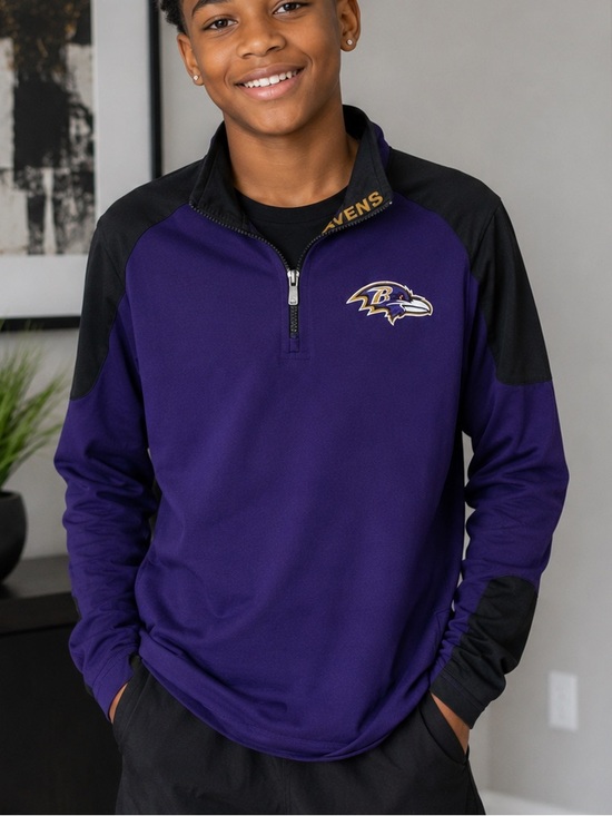 Baltimore Ravens Other - Baltimore Ravens Purple Embroidered Jacket youth sz 14/16